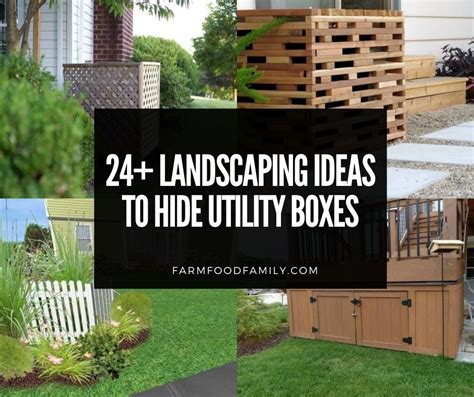 plants to hide electrical boxes|hiding utility boxes around house.